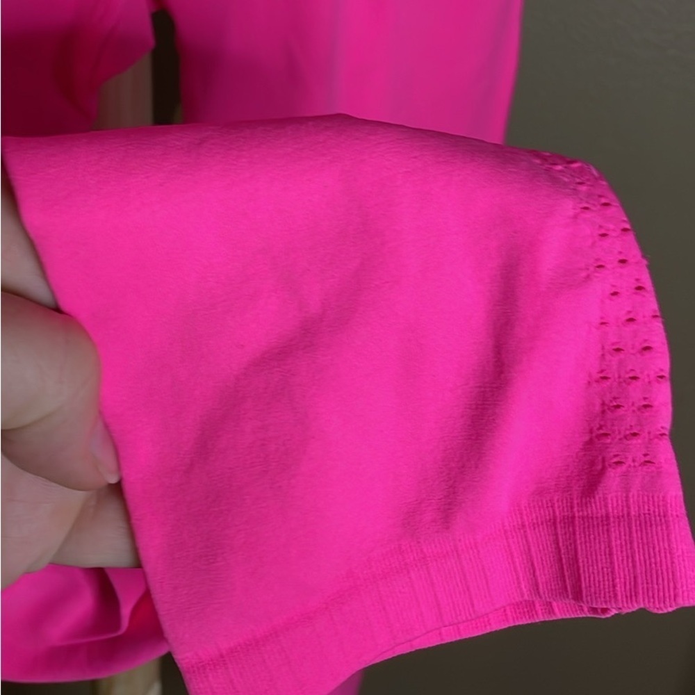 Free People "Good Karma" Hot pink leggings - Picture 6 of 6